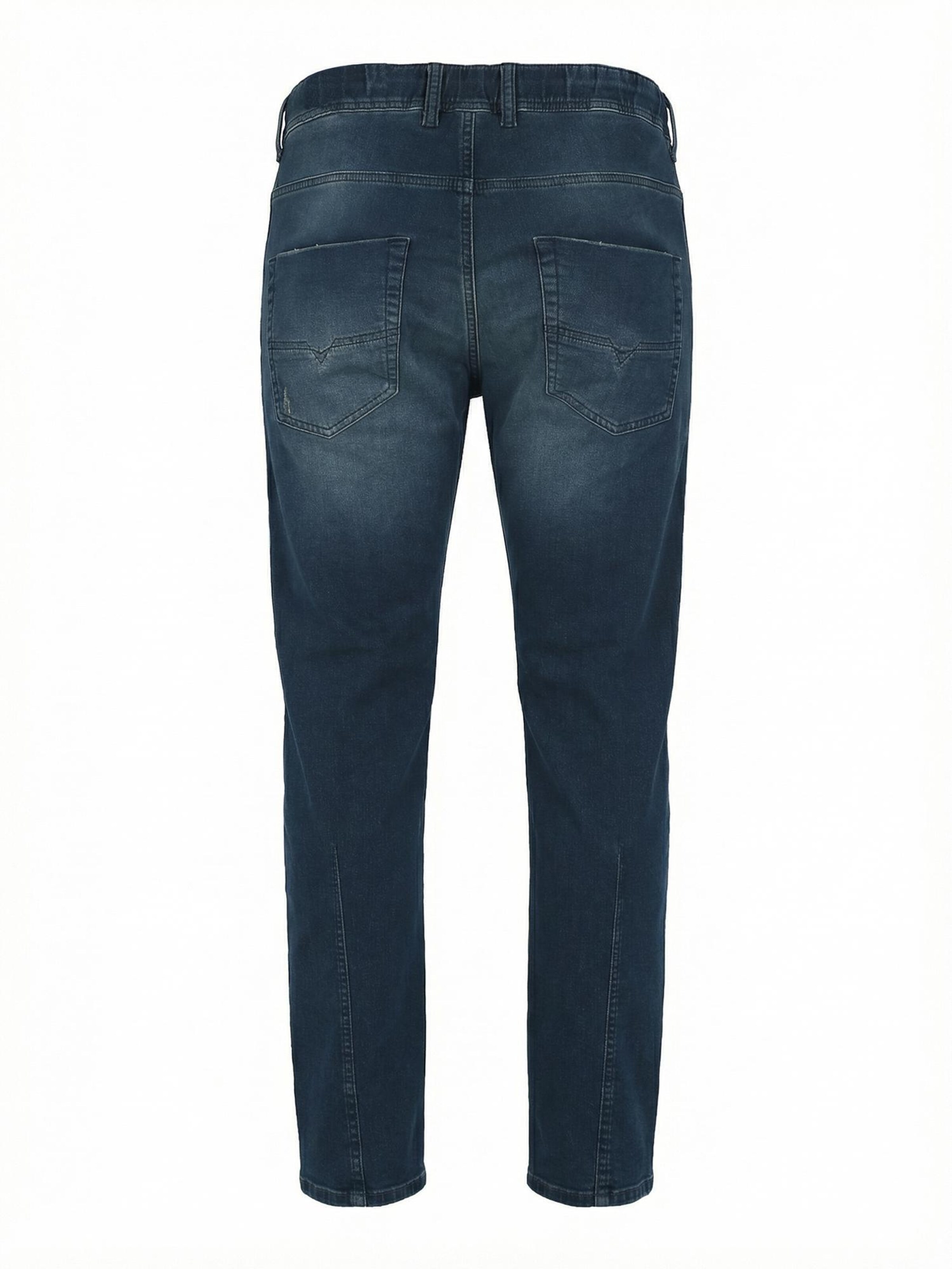 DIESEL Tapered Jeans '2030 D-KROOLEY JOGGJEANS Superstretch & Supersoft' in Blauw