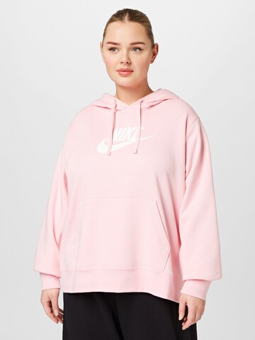 Felpa di Nike Sportswear in rosa: frontale