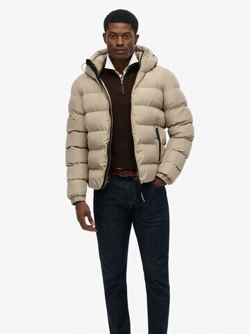 Superdry Wintermantel‌‌‌‌ in Grau: Vorderseite