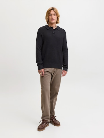 JACK & JONES Svetr – černá