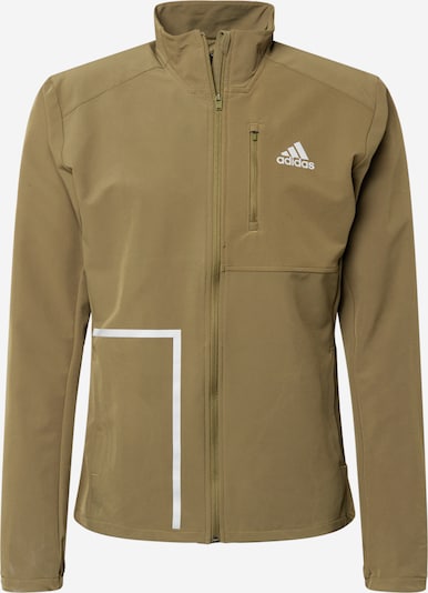 ADIDAS PERFORMANCE Athletic Jacket 'Own The Run' in Grey / Olive, Item view