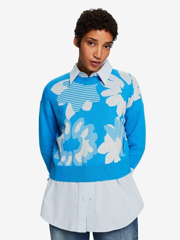 Pull-over ESPRIT en bleu : devant