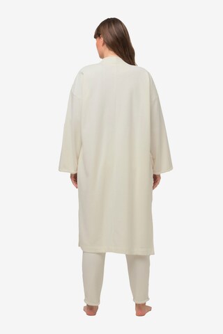 Ulla Popken Short Bathrobe in White