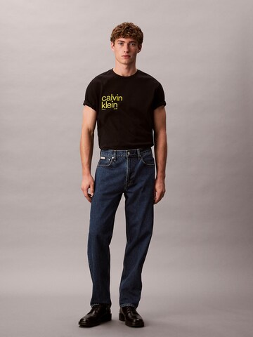 Calvin Klein Jeans Tričko – černá