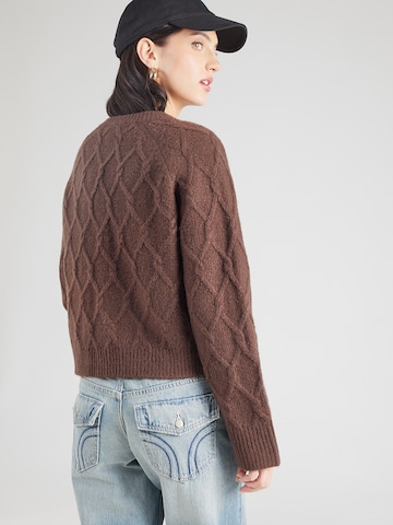 Cardigan Abercrombie & Fitch en marron