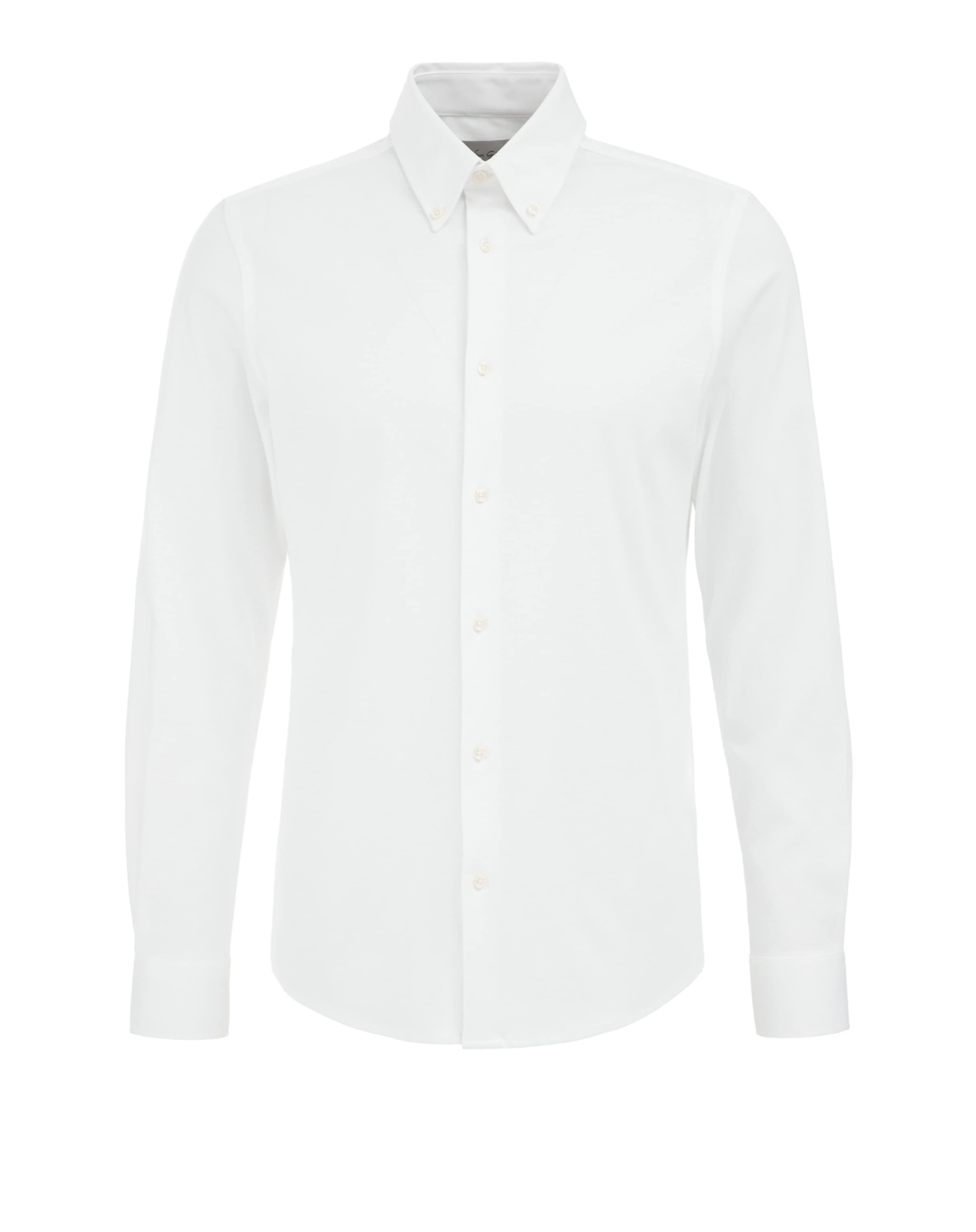 van Gils Slim fit Koszula w kolorze biały: przód