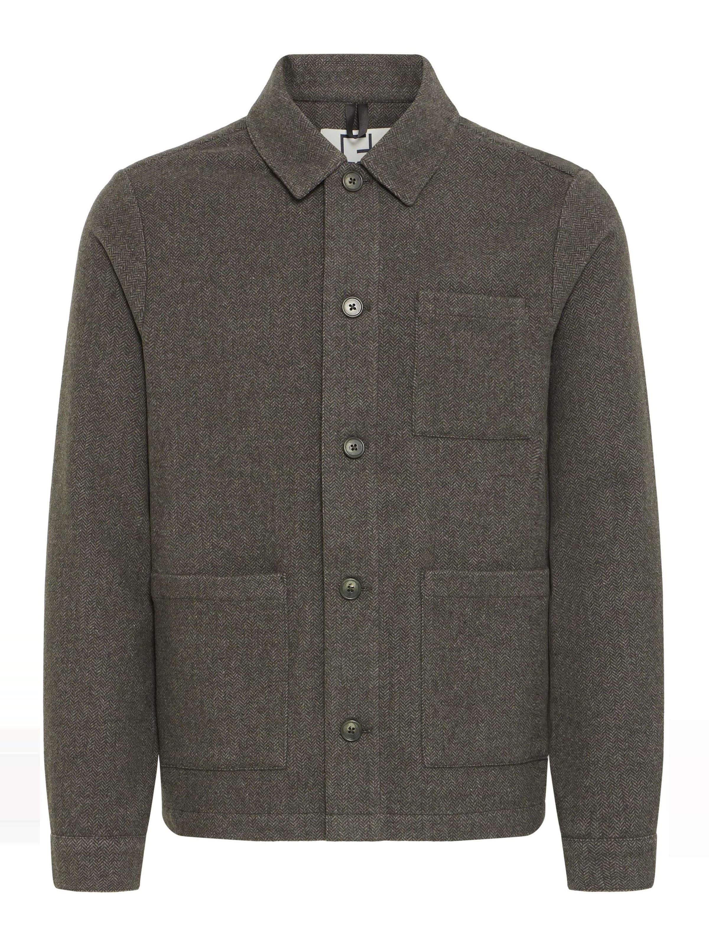 Casual Friday Tussenjas ' CFBONDE ' in Bruin: voorkant