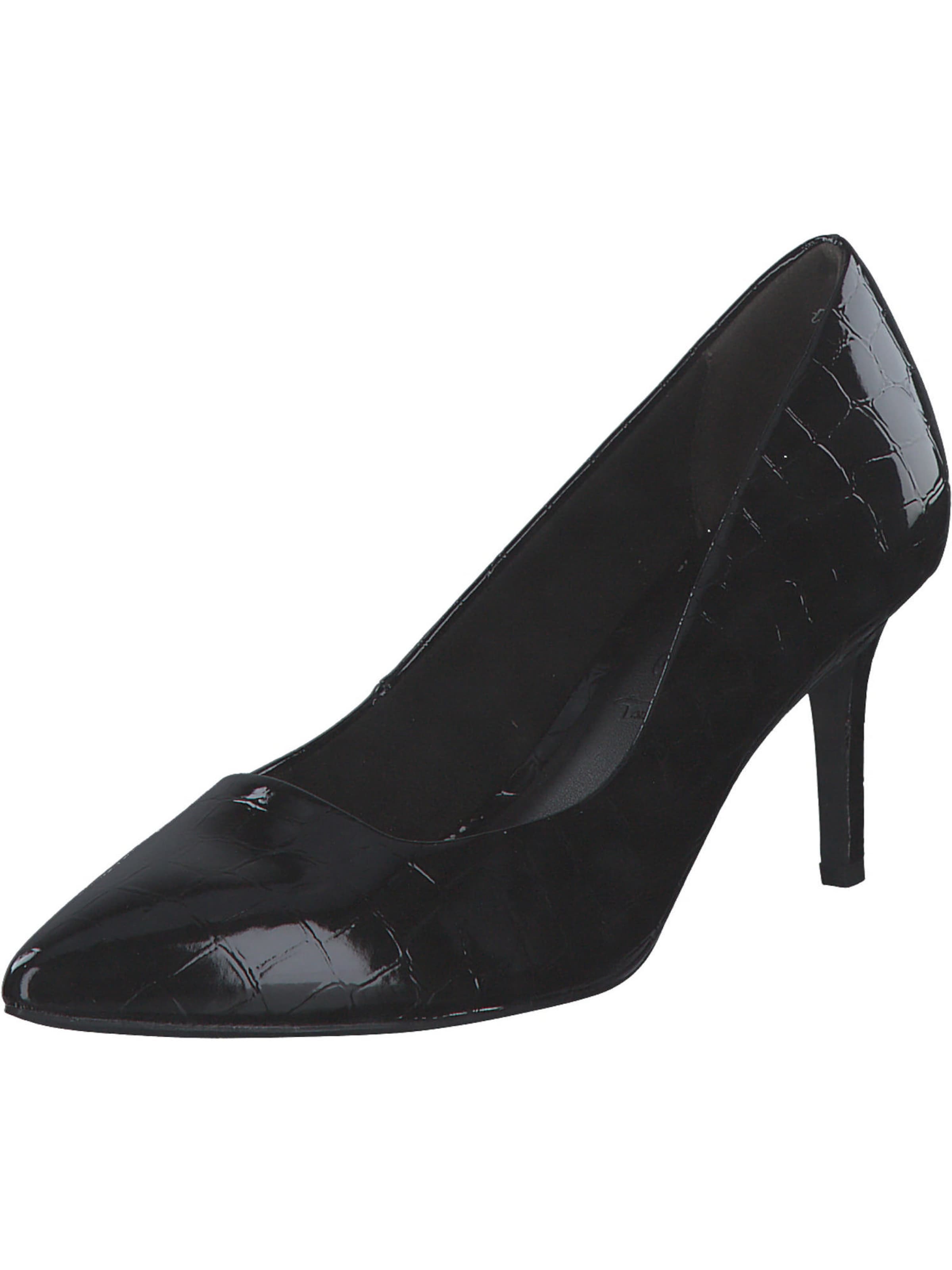 melns Tamaris Augstpapēžu kurpes: no priekšpuses