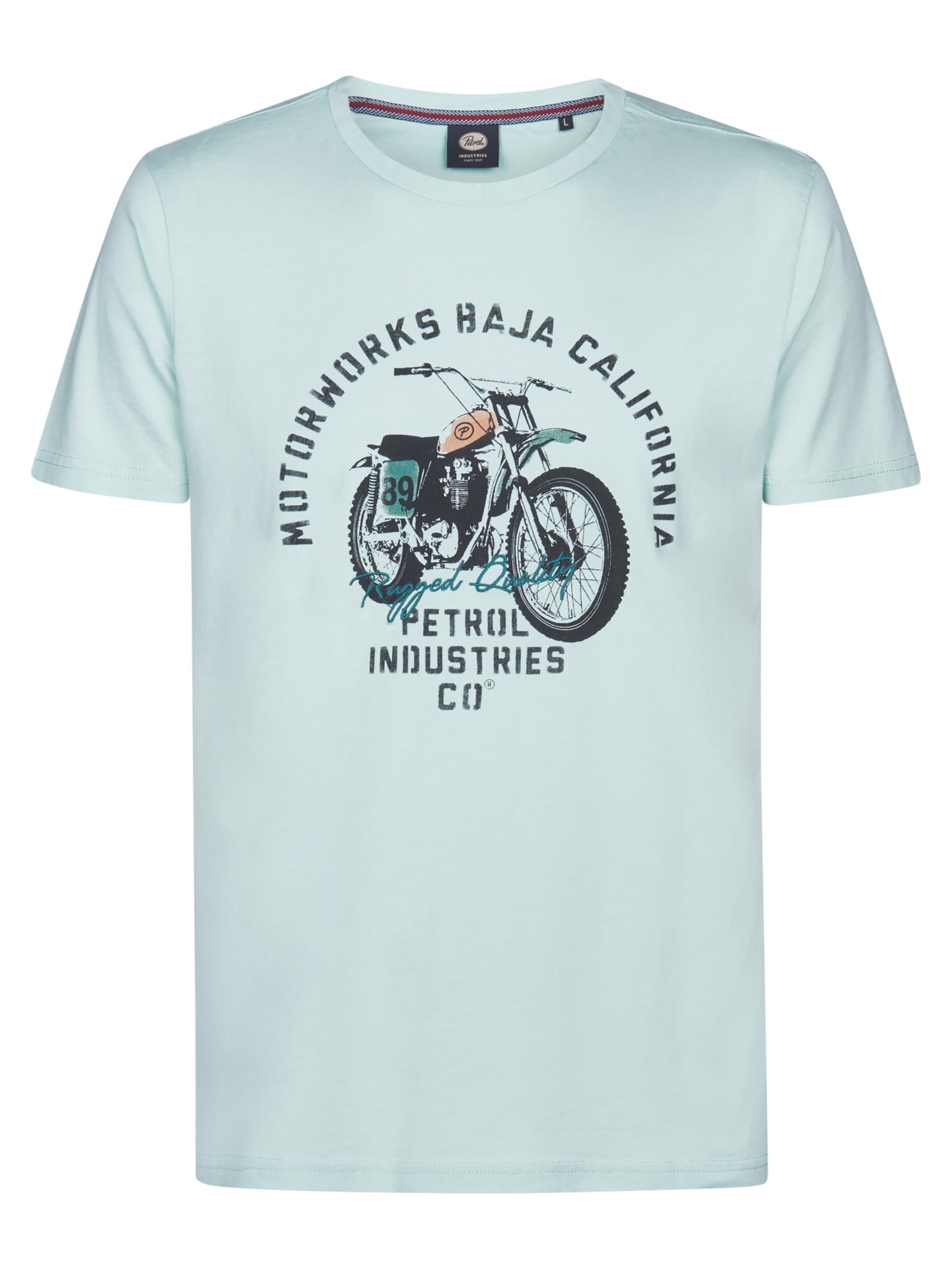 Petrol Industries Shirt 'Fumarola' in Groen: voorkant