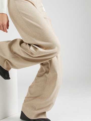 Wide Leg Pantalon à plis 'BEFORE' DRYKORN en beige