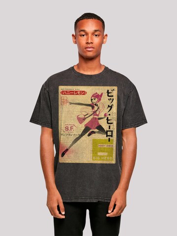 F4NT4STIC Shirt 'Big Hero 6' in Black: front