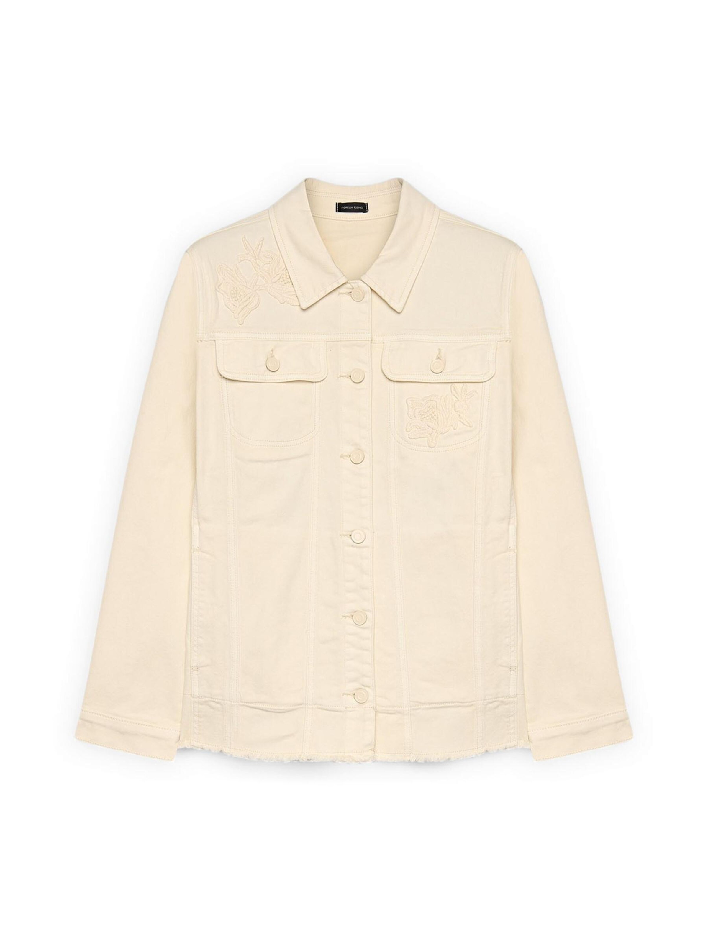 Fiorella Rubino - Chaqueta de entretiempo en beige: frente