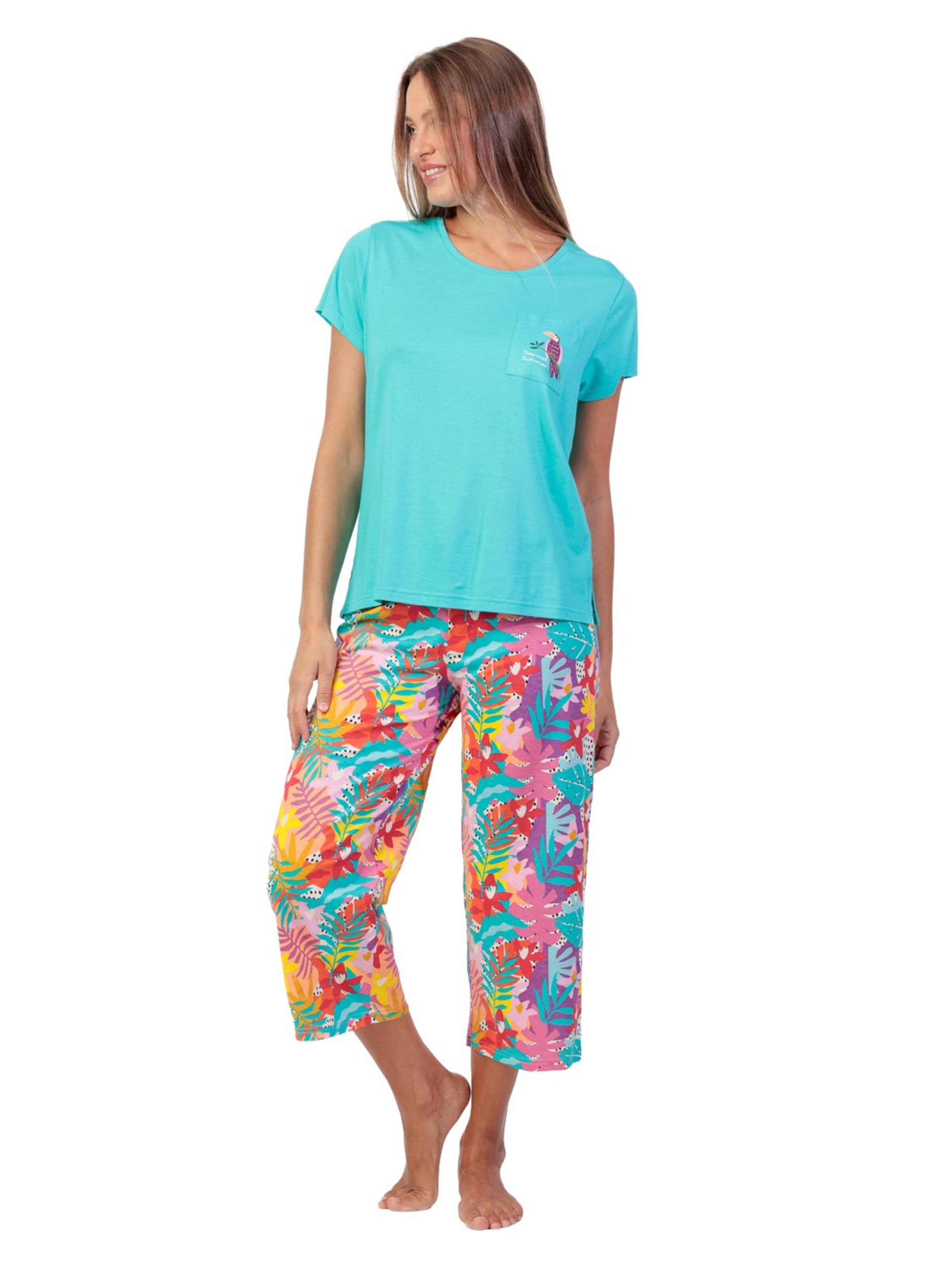 admas - Pijama en azul: frente