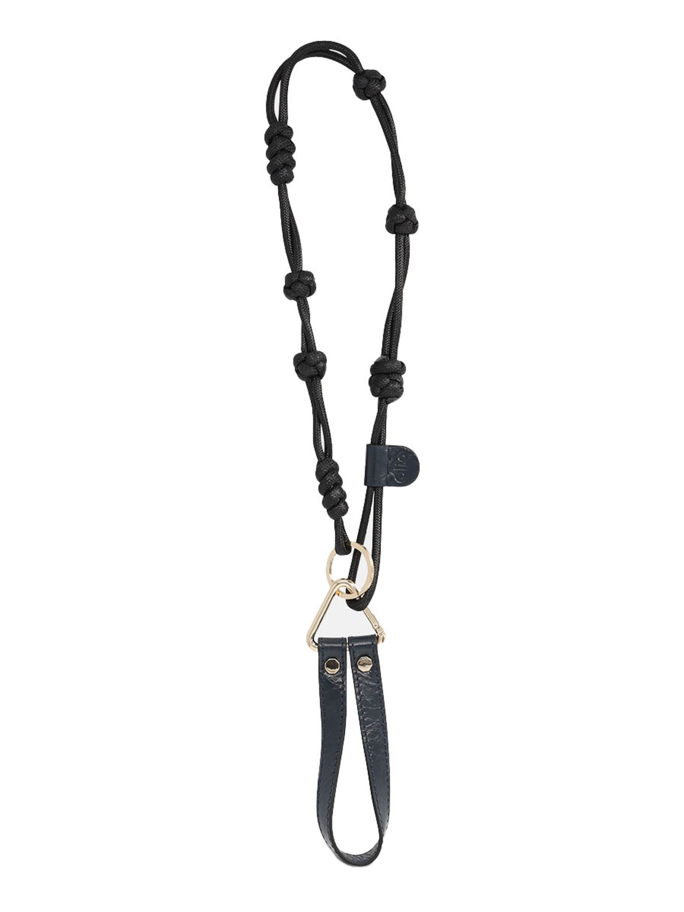 Clio Bag accessories 'KNOT CHARM' in Blue: front