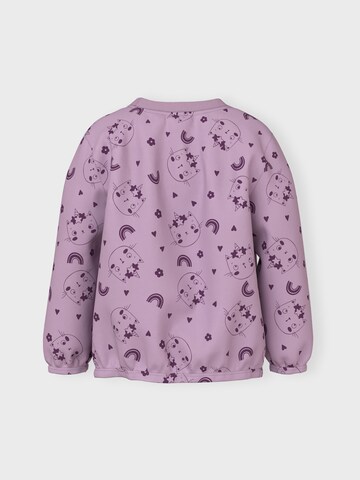 NAME IT Sweatshirt 'VILUBA' in Purple