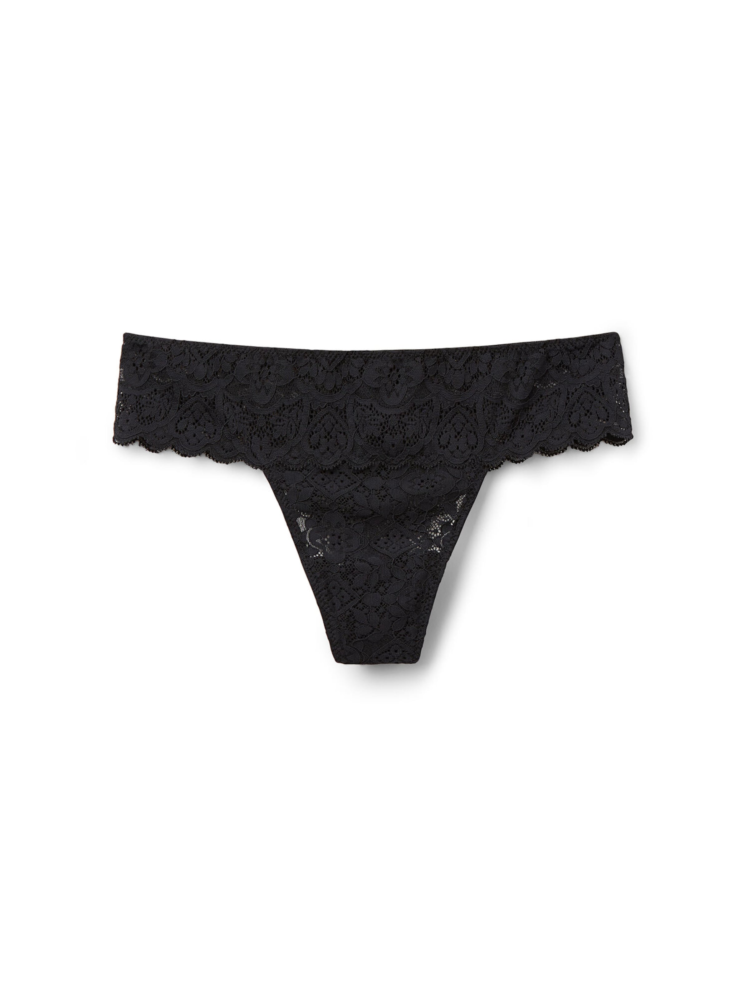 INTIMISSIMI String in Schwarz: Vorderseite