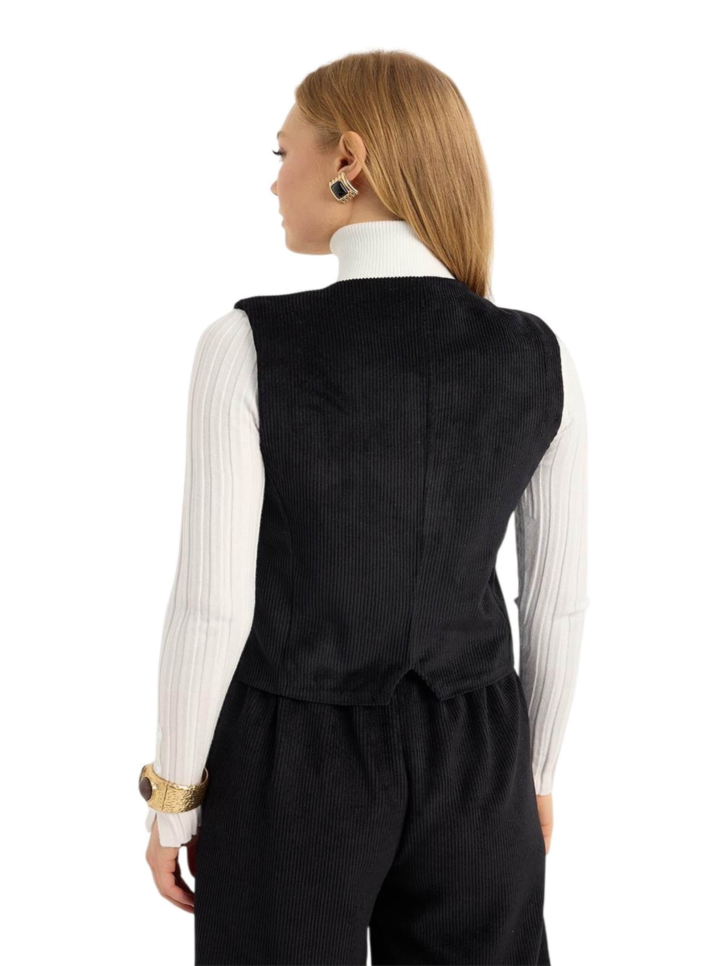 HOME STORE Suit vest in Black