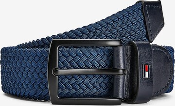 TOMMY HILFIGER Belt 'Denton' in Blue: front