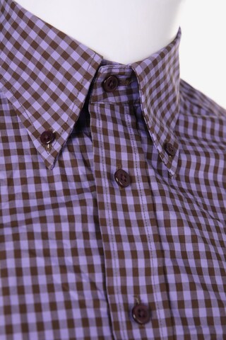 KAUF Button Up Shirt in S in Purple