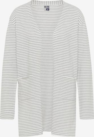 DreiMaster Maritim Knit Cardigan 'Kilata' in White: front