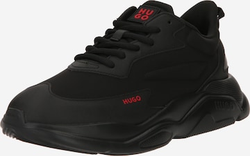 HUGO - Zapatillas deportivas bajas 'Leon' en negro: frente