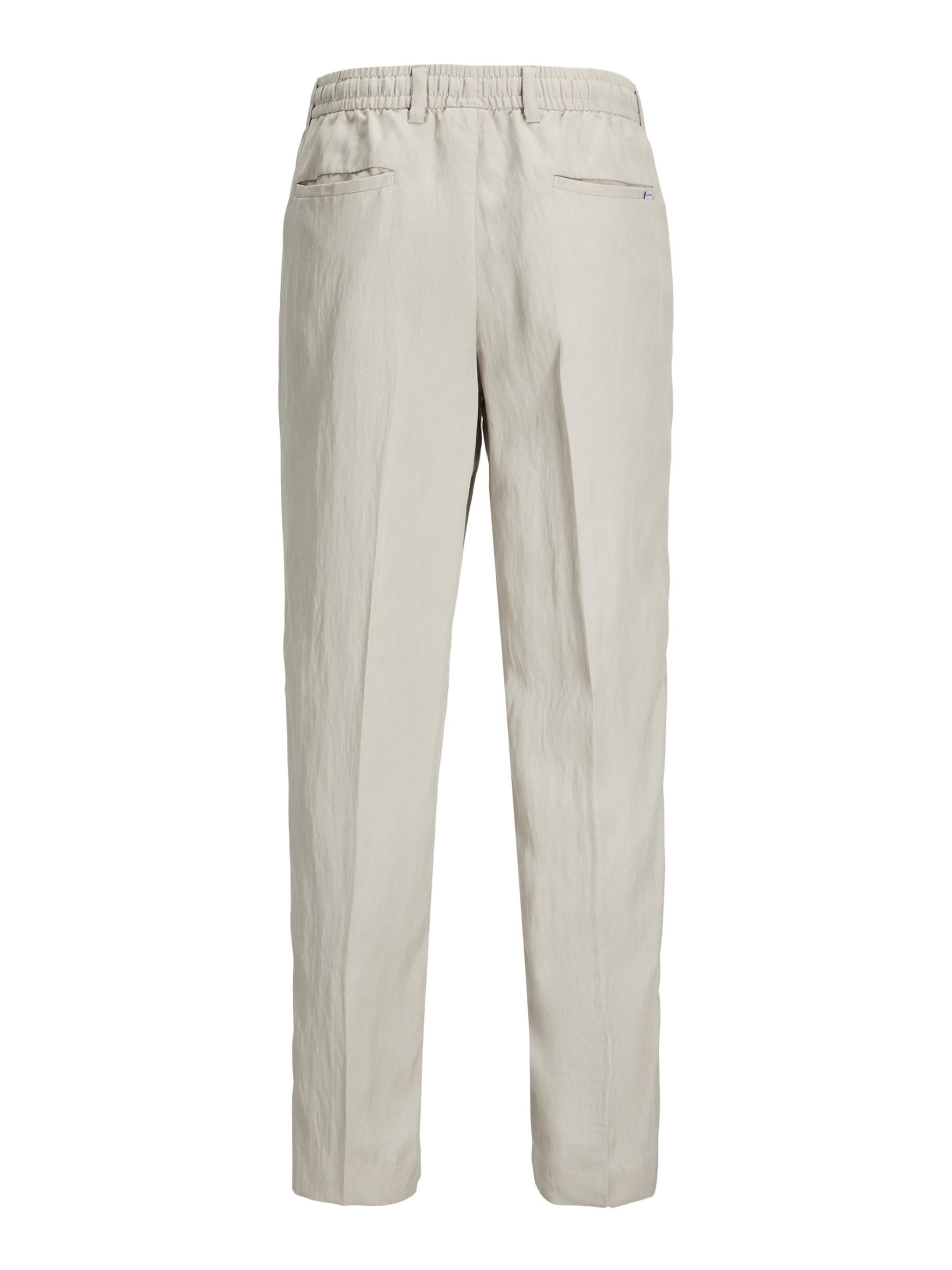 JACK & JONES Loosefit Pantalon 'JPSTKarl Skye' in Grijs