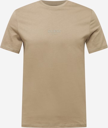 T-Shirt fonctionnel 'Aidy' GUESS en beige : devant
