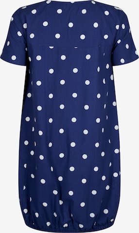 Zizzi Jurk 'JEASY' in Blauw