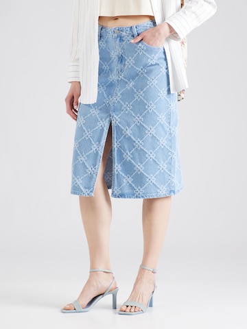 OBJECT Skirt 'BRUCE' in Blue: front