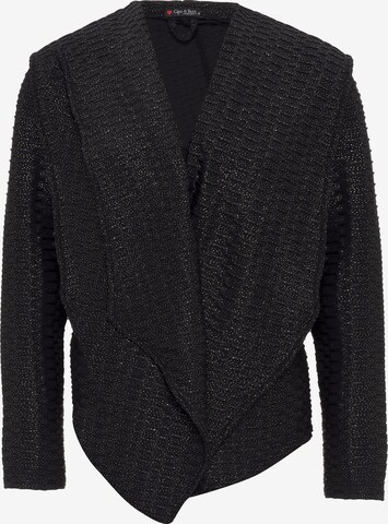 CIPO & BAXX Knit Cardigan in Black: front