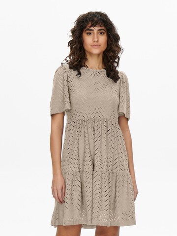 JDY Dress 'CARLA CATHINKA' in Beige: front