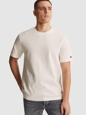 T-Shirt 'T-shirt in interlock jersey' CAST IRON en gris : devant