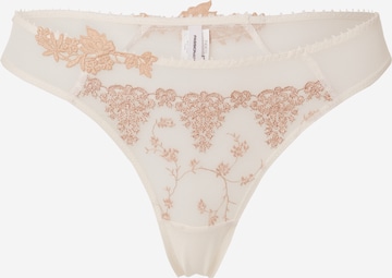 PASSIONATA String 'White nights' in Beige: predná strana