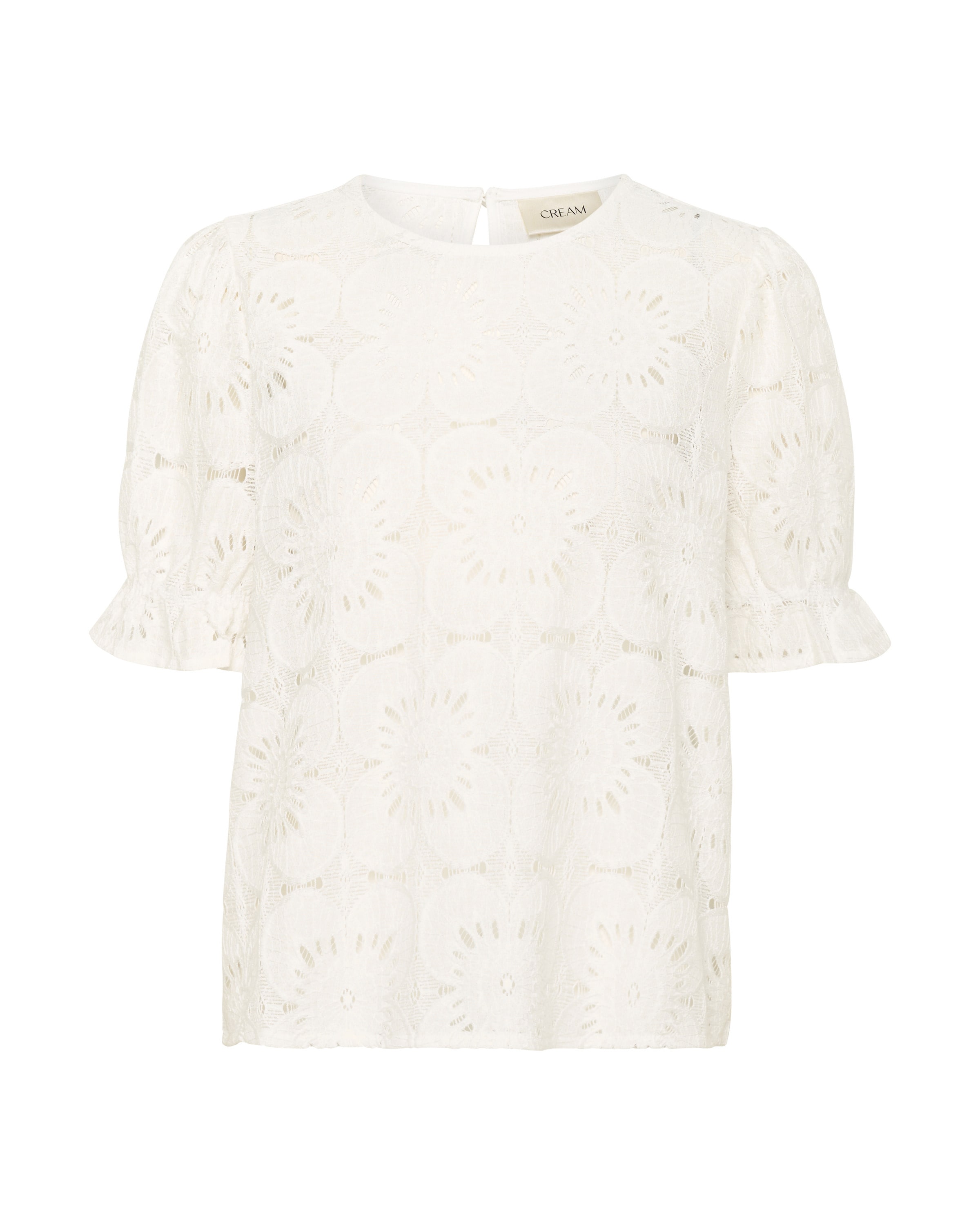 balts Cream Blūze 'Libby': no priekšpuses