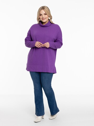 Yoek Sweater in Purple