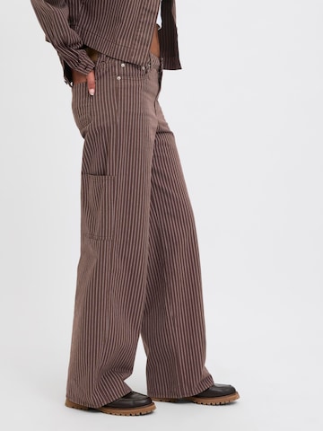 Wide Leg Pantalon 'JXAmy' JJXX en marron