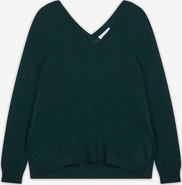 JUST CASHMEREPulover 'Opal' - zelena boja: prednji dio
