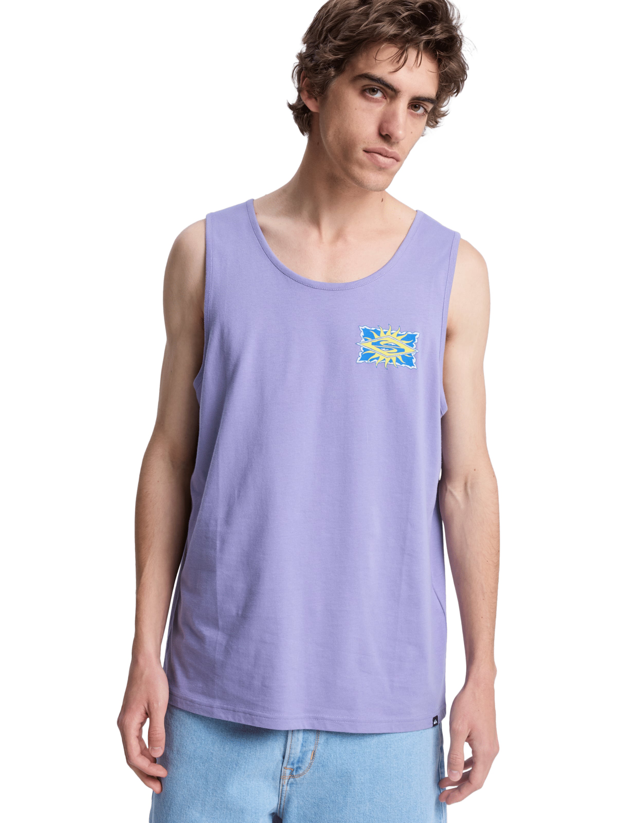 QUIKSILVER Top 'EV Starfish Stamp' in Lila: Vorderseite