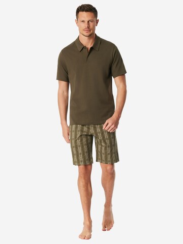 T-Shirt ' Mix Relax ' SCHIESSER en vert