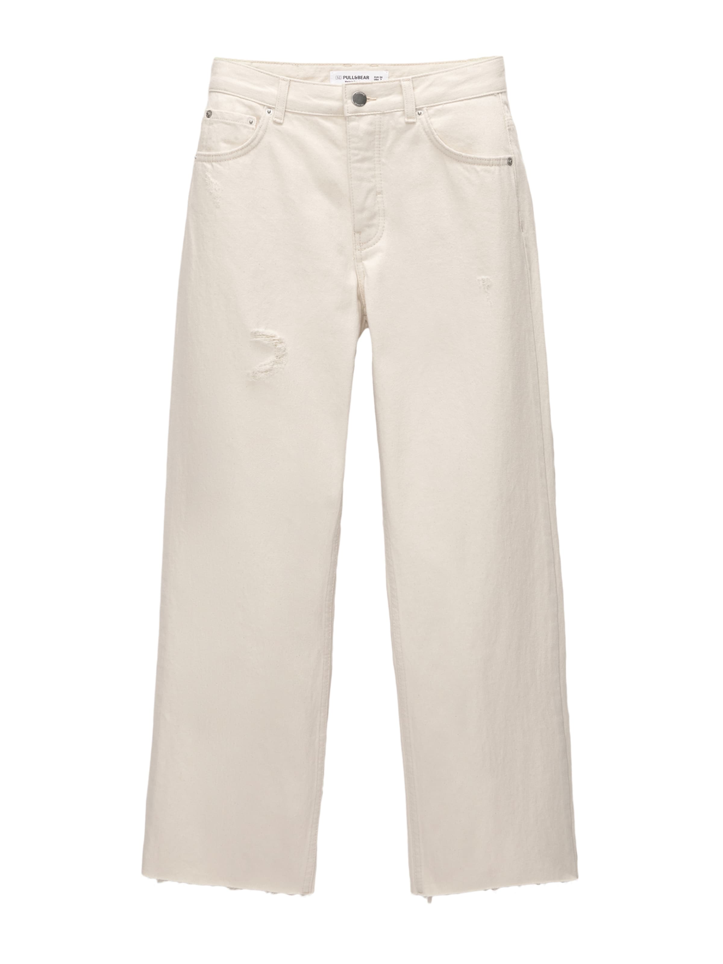 Regular Jean Pull&Bear en beige : devant