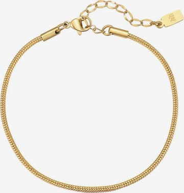 Hey Happiness Bracelet 'Snake Wave' in Gold: front