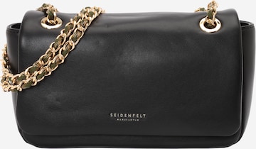 Seidenfelt Õlakott 'Huuvari', värv must: eest vaates