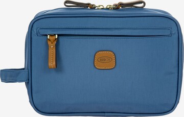 Bric's Toiletry Bag 'X-Bag' in Blue: front