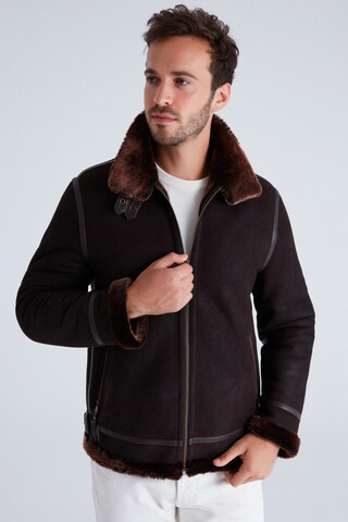 Bigardini Lederjacke 'PAWEL' in Braun