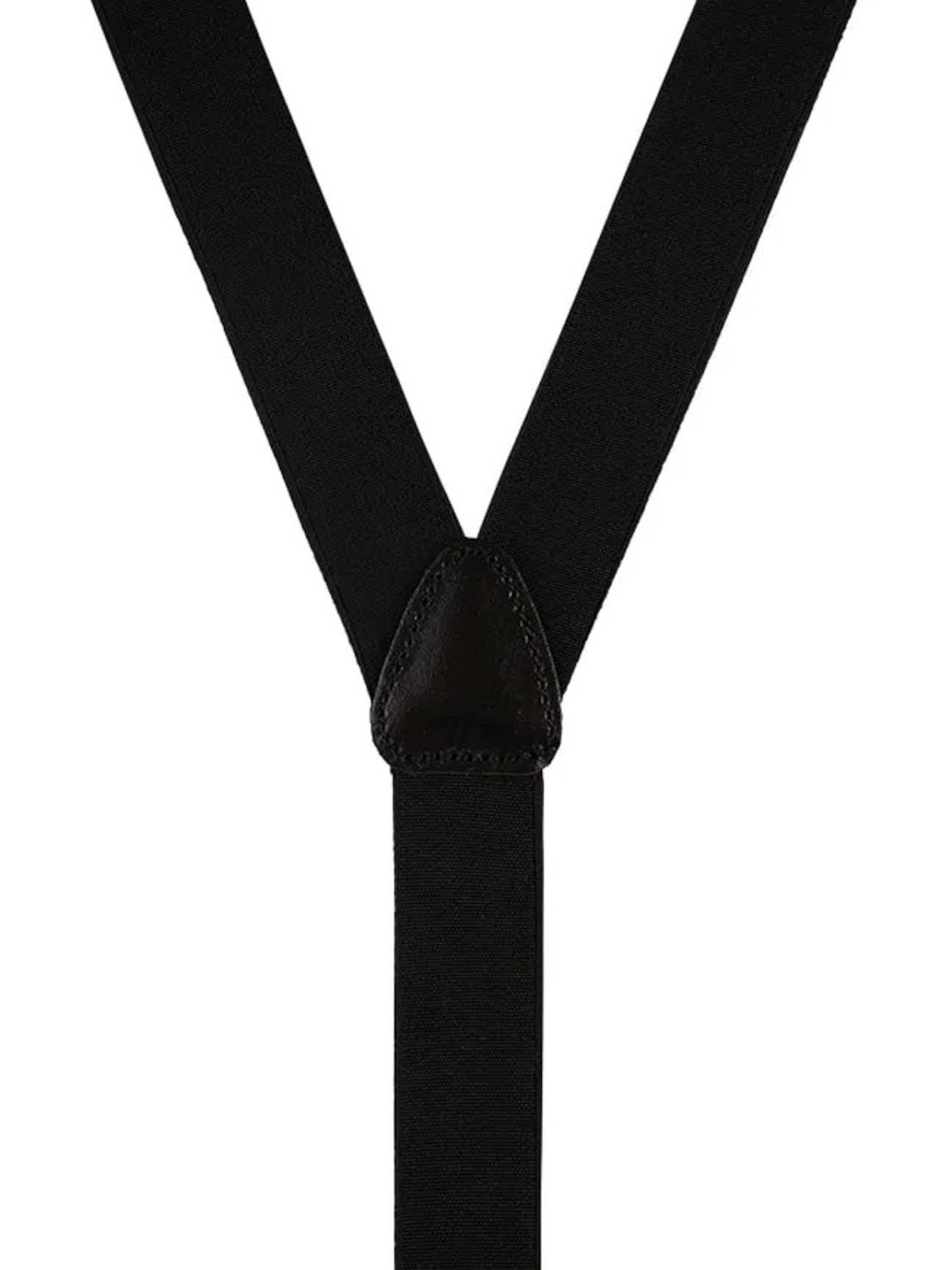 Profuomo Suspenders in Black