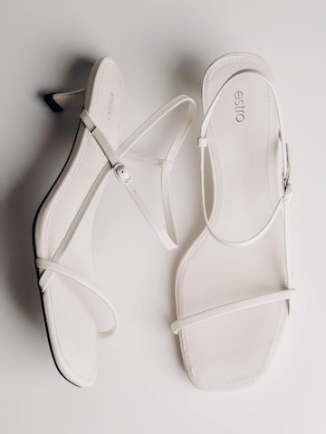 Estro Sandal '25269-9' in White