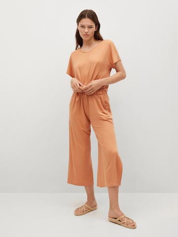 MANGO Wide Leg Hose 'Ray-H' in Orange