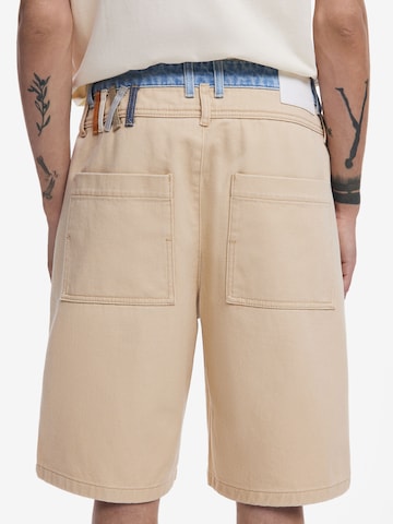 Desigual - Loosefit Pantalón en beige