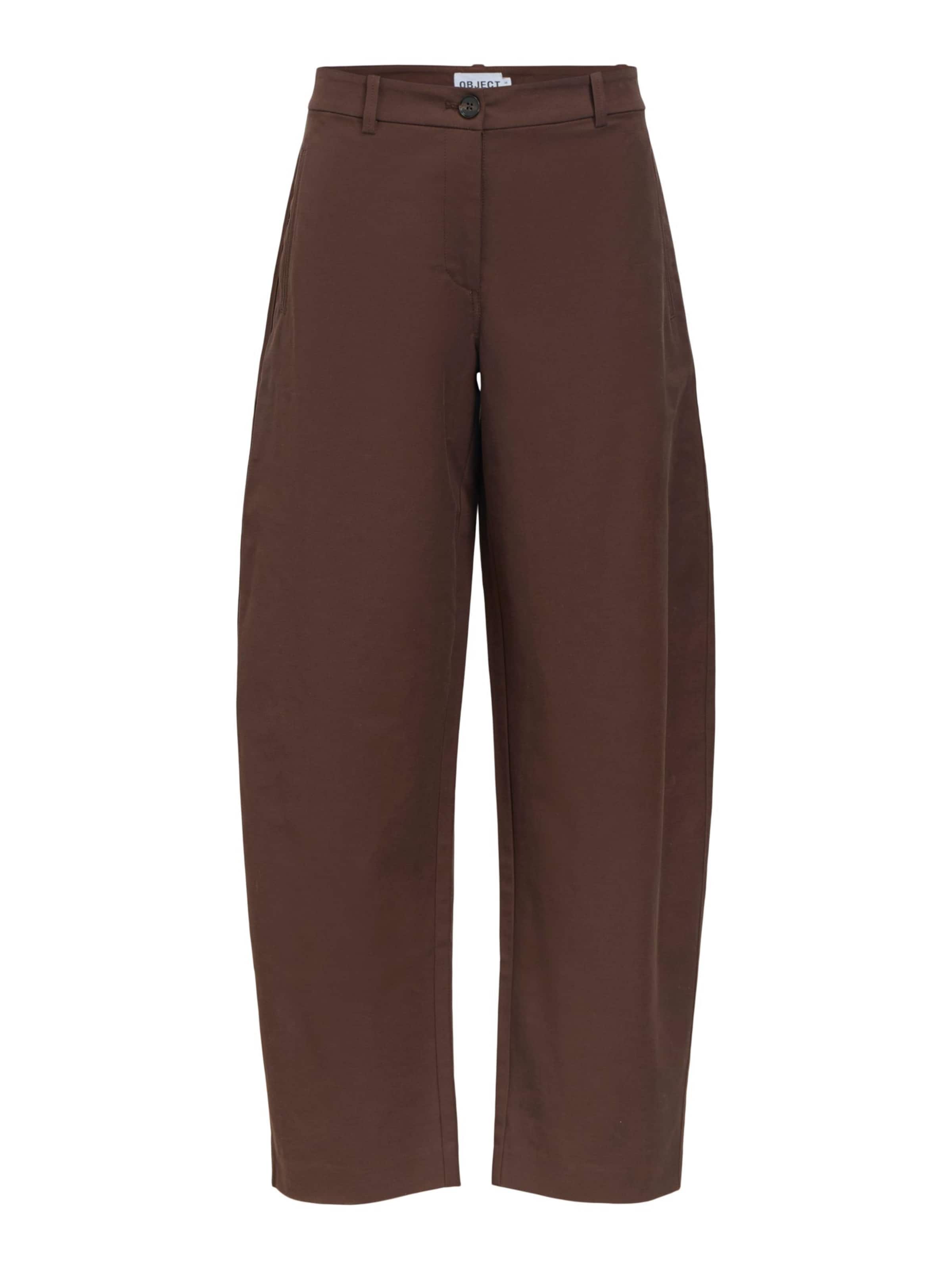OBJECT - Pantalón en marrón: frente