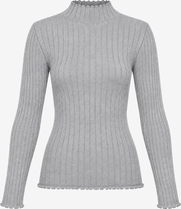 SASSYCLASSY Shirt in Grey: front